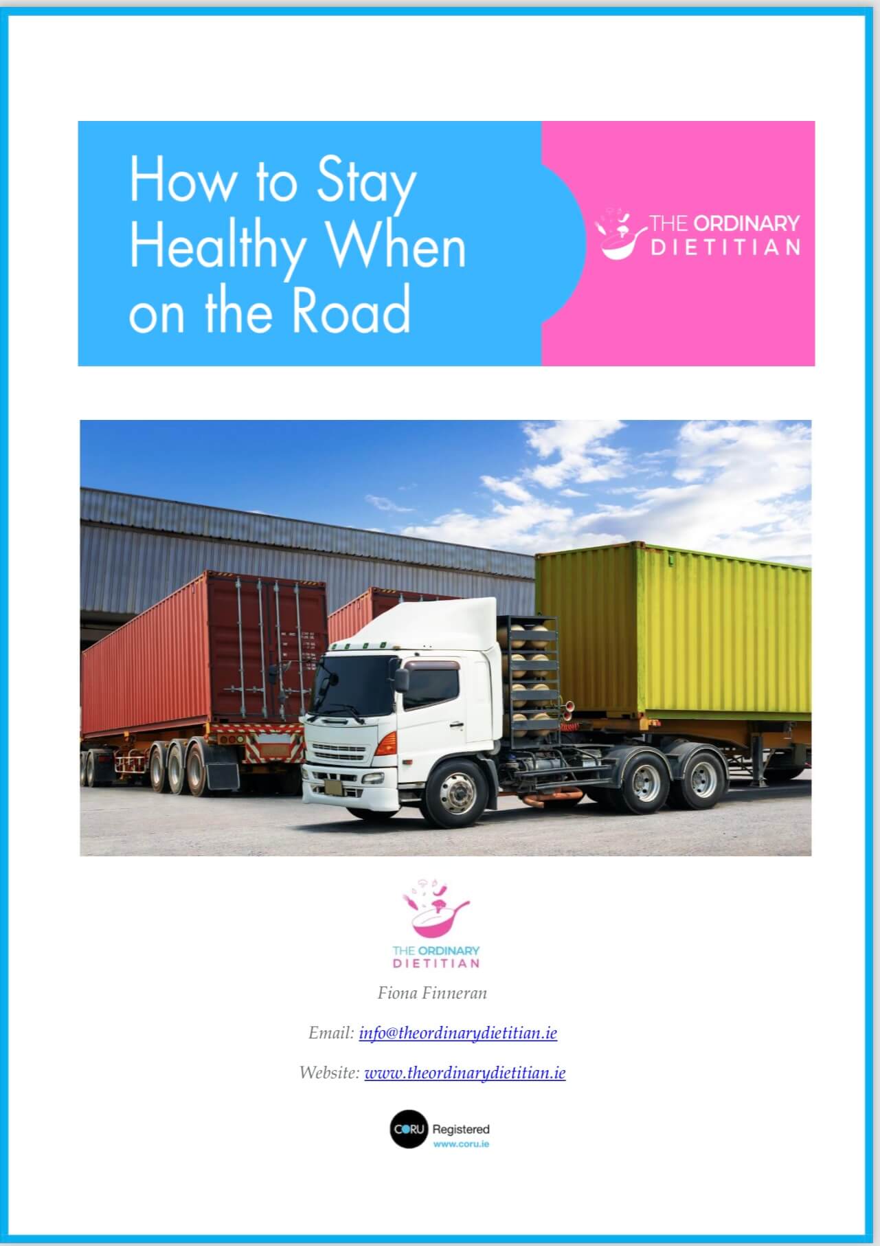How to Stay Healthy When on the Road ebook